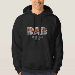 Underordnad gåva till flerfotomodern typografi i p hoodie