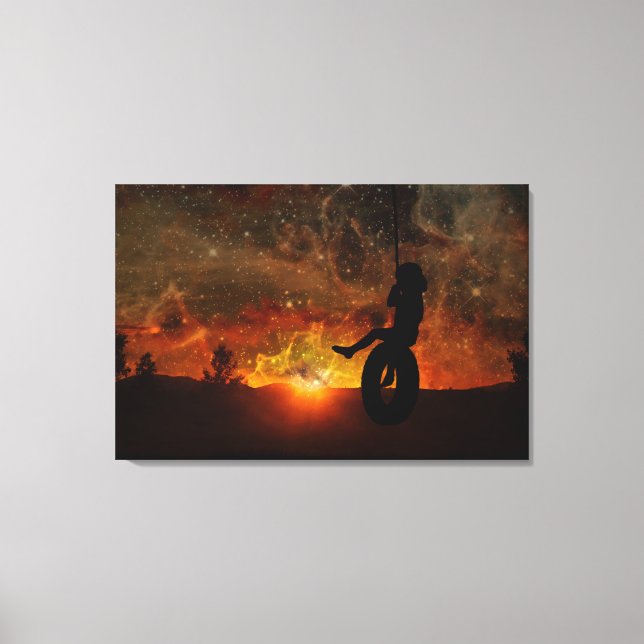 Underordnad i Däck-Kanvastrycket med stoppat  Canvastryck (Framsida)