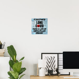 Underordnad med LONG COVID Life of UnmetDreams Poster
