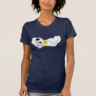 Underordnad som flyger en Kite Vintage Art Tee