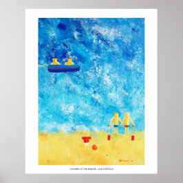 Underordnad vid utskrift av Seaside Contemporary A Poster