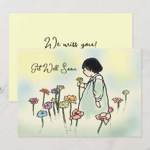 Underordnad vintage med Flödesvagn får-kort Kort