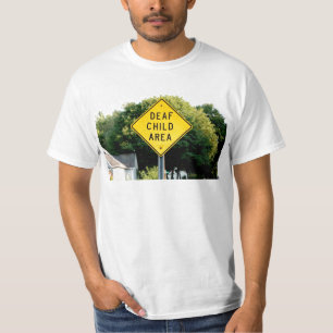Underordnat område för döv tee shirt
