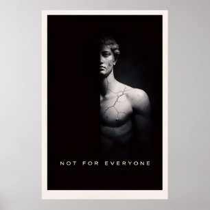 Underrated Minimalist – Motiverande Tyst Kraft Poster