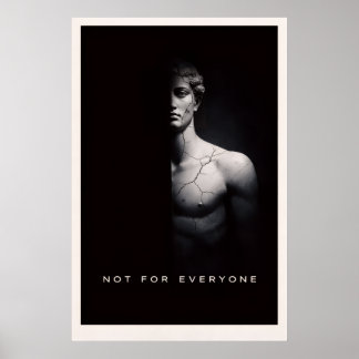 Underrated Minimalist – Motiverande Tyst Kraft Poster
