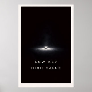 Underrated Minimalist - Motiverande Tyst Kraft Poster