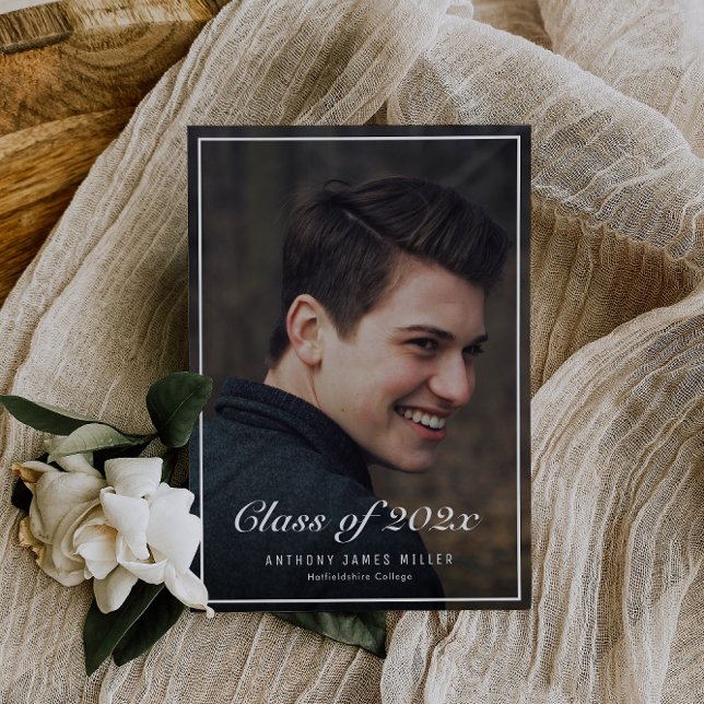 Underrättelse om klassiska fotoakademiska examina inbjudningar (Skapare uppladdad)