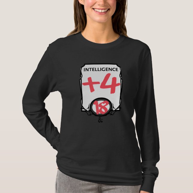 Underrättelsetjänst i Dungeons & Dragons T Shirt (Framsida)