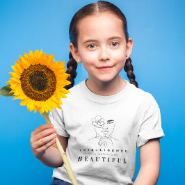 Underrättelsetjänsten är en vacker positiv bekräft t shirt