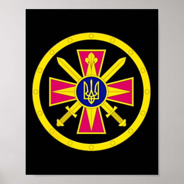Underrättelsetjänsten vid Ukrainas försvarsministe Poster (Framsidan)