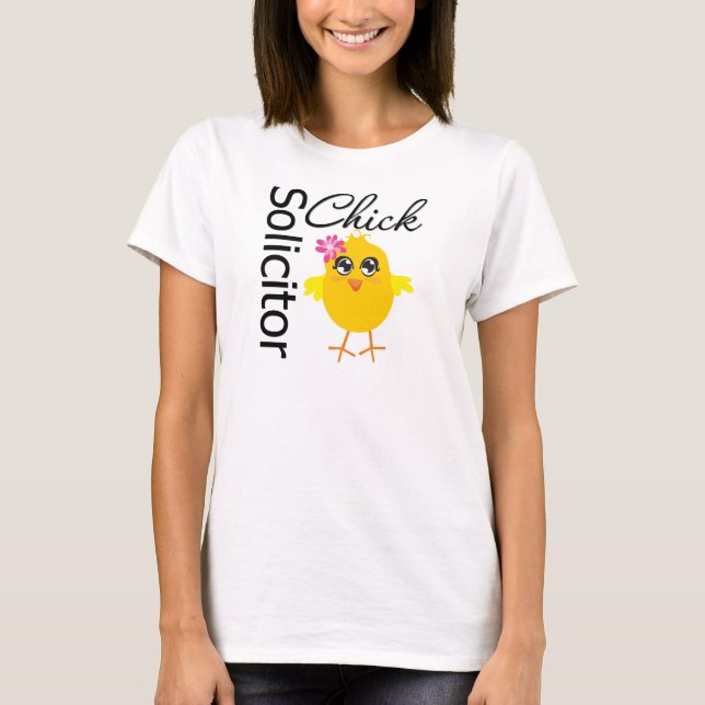 Underrättsadvokatchick Tee Shirt (Framsida)