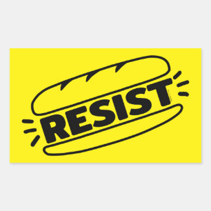 Undersandwich Resistfascism Rektangulärt Klistermärke