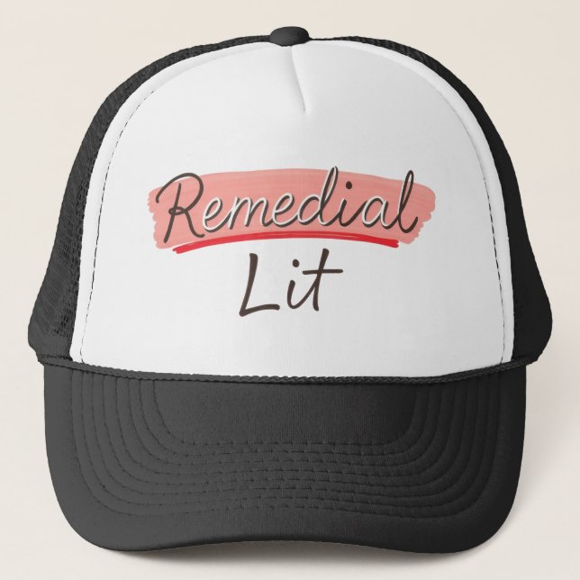 Underscored Remedial Lit Baseball Hat Keps (Framsida)