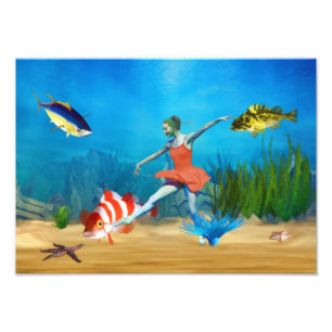 Undersea balett fototryck