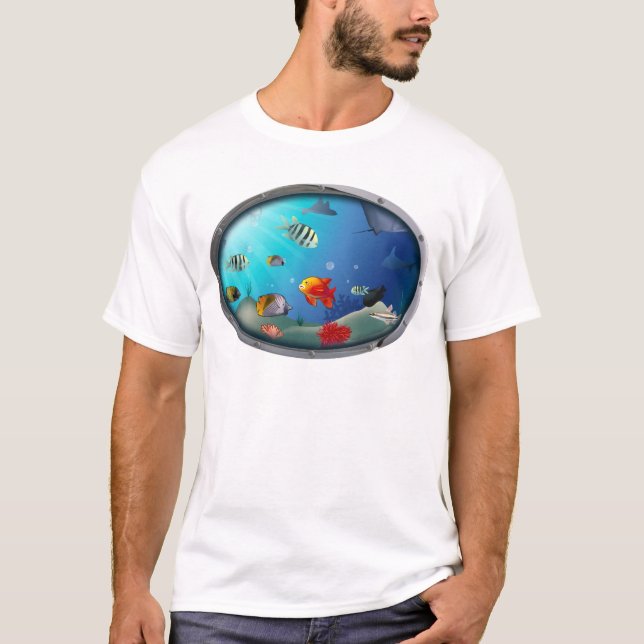 undersea.png tee shirt (Framsida)