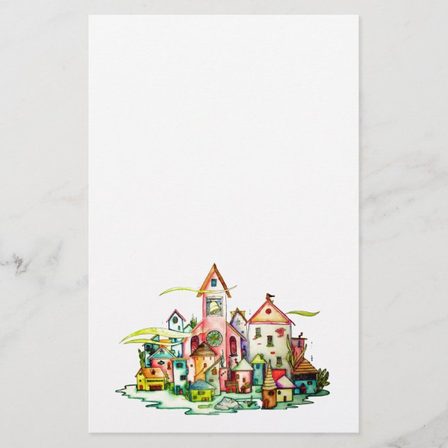 Undersea Village Brevpapper (Framsida)