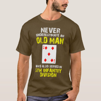 Underskatta aldrig 5th infanteriuppdelning för t shirt