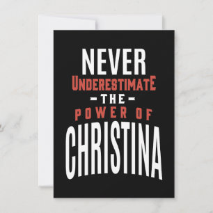 Underskatta aldrig Christina