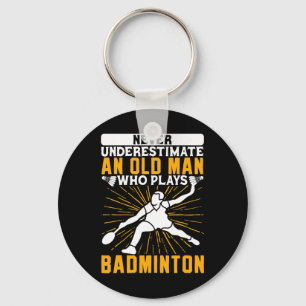 Underskatta aldrig den gamle Dminton-skytteln Nyckelring