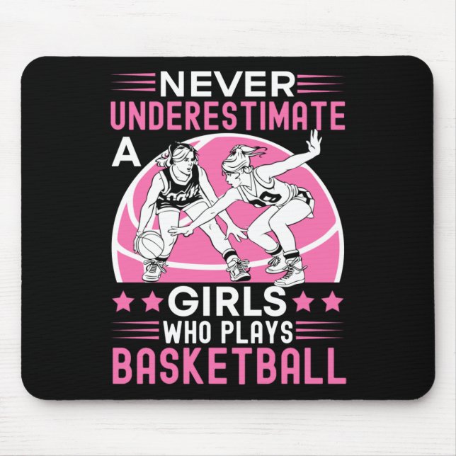 Underskatta aldrig en flicka som spelar basket Wo Musmatta (Framsidan)