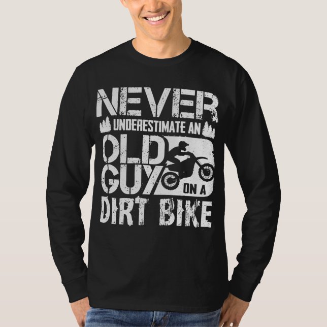 Underskatta aldrig en gammal kille på en riktig br t shirt (Framsida)
