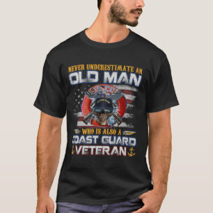 Underskatta aldrig en gammal man i Kusten T Shirt