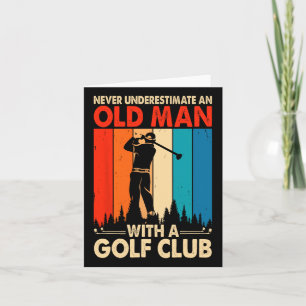 Underskatta aldrig en gammal man med en Golf-Klubb Kort