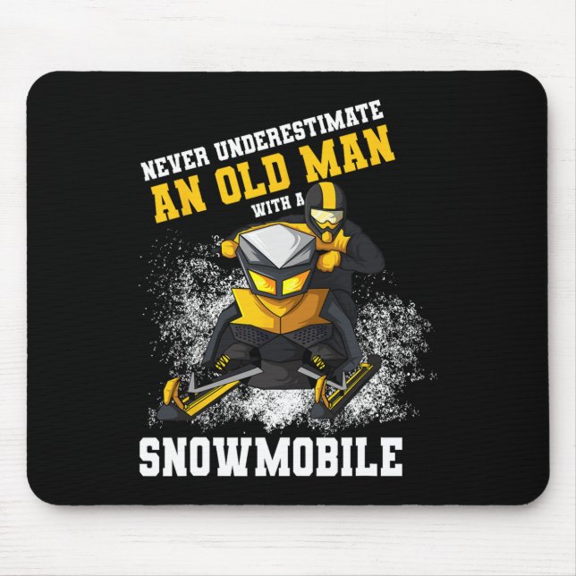 Underskatta aldrig en gammal man med en smula mobi musmatta (Framsidan)