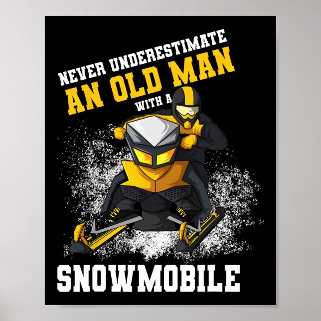 Underskatta aldrig en gammal man med en smula mobi poster (Framsidan)