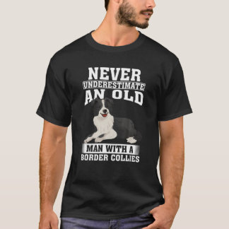 Underskatta aldrig en gammal man med Shetlandfår T Shirt