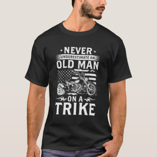 Underskatta aldrig en gammal man på en strejk.. t shirt