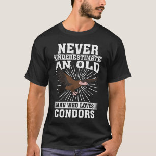Underskatta aldrig en gammal man som Kärlek behärs T Shirt