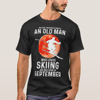 Underskatta aldrig en gammal man som Kärlek skicka T Shirt