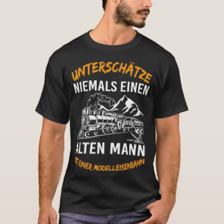 Underskatta aldrig en gammal man t shirt