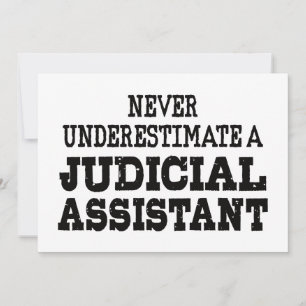 Underskatta aldrig en juridisk assistent inbjudningar