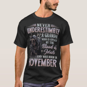 Underskatta aldrig en morfar som är född i Nove T Shirt
