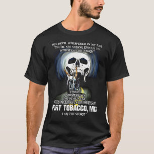 Underskatta aldrig en PORT TOBACCO MD Man T Shirt