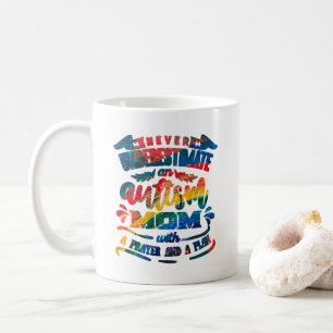 Underskatta aldrig en tism i Mamma Rainbow Kaffemugg