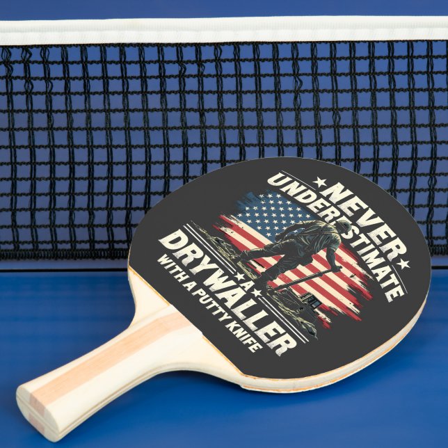 Underskatta aldrig en torkare med ett Putty Knivar Pingisracket (Insitu)