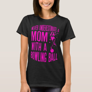 Underskatta aldrig ett Mamma med en motorcykel i f T Shirt