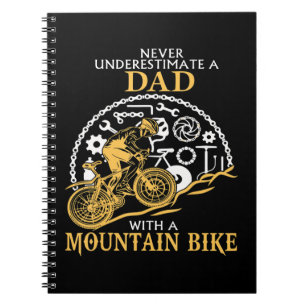 Underskatta aldrig ett PAPPA med en bergsbike _ D Anteckningsbok