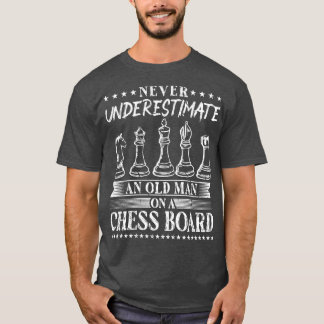 Underskatta aldrig gamla manschack t shirt