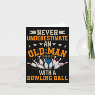 Underskatta aldrig gamle Bowling Ball Manar Bowl Kort
