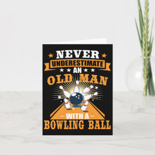 Underskatta aldrig gamle Bowling Ball Manar Bowl Kort