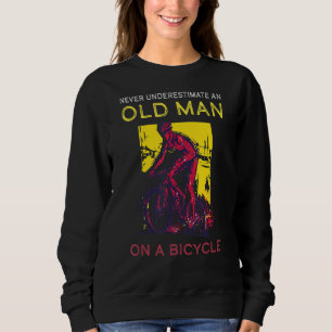 Underskatta aldrig gammal man Bicycle Mountain Bik T Shirt