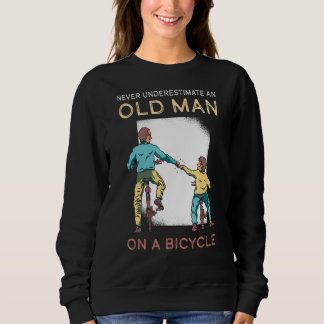 Underskatta aldrig gammal man Bicycle Mountain Bik T Shirt