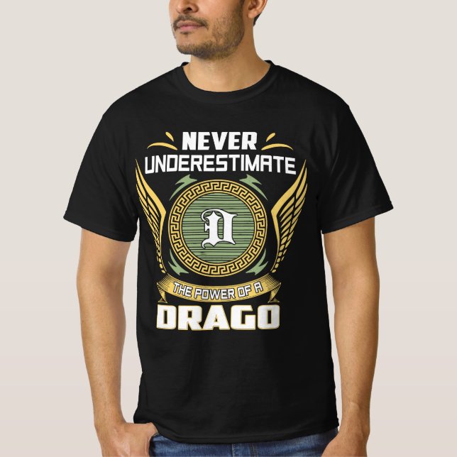 Underskatta aldrig kraften hos en Drago T Shirt (Framsida)
