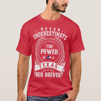 Underskatta aldrig kraften hos en enhet i Texas BU T Shirt