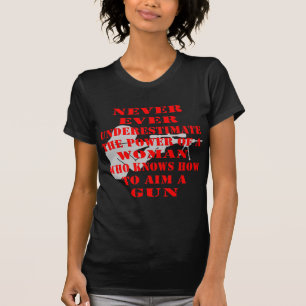 Underskatta aldrig kraften hos en kvinna som känn tröja