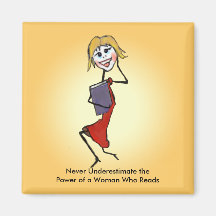 Underskatta aldrig kraften hos en kvinna som läser